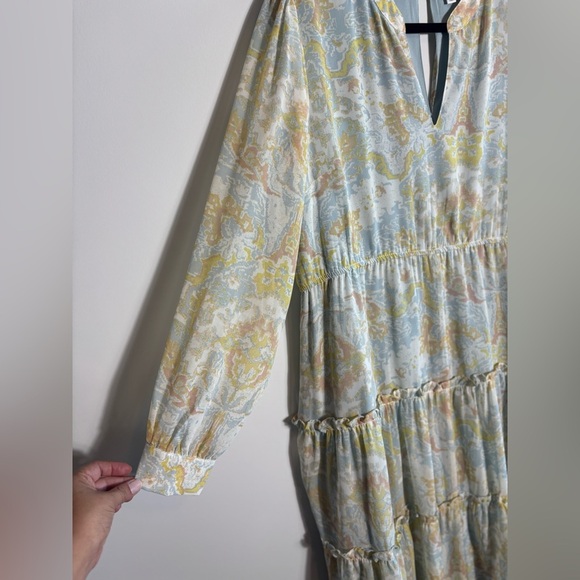 Wonderly Plus Size Printed Long Sleeve Maxi Dress – Size XL - Picture 5 of 9